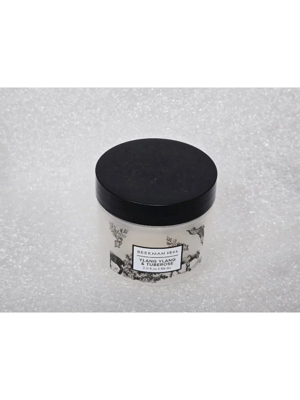 Beekman 1802 Ylang Ylang & Tuberose 2.0 Oz Body Cream Jar Travel Size